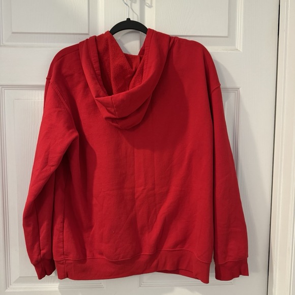 Disney‎ Stitch Christmas Hoodie Size Large Youth XL 15-17 Red - Picture 2 of 7